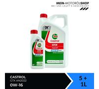 Castrol GTX 0W-16 AN2022 Renault API SP Motoröl 5+1 Liter = 6 Liter