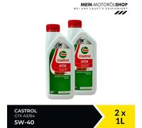 Castrol GTX 5W-40 A3/B4 VW 505 502 Renault MB BMW Longlife 2x1 Liter = 2 Liter