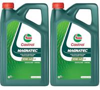 Castrol MAGNATEC 10W-40 A/B Motoröl, 5L (Packung mit 2)