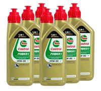 Castrol Power 1 4T 20W-50 : 6 x 1 Liter