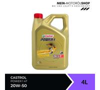 Castrol Power 1 4T 20W-50 Motorradöl JASO MA-2 API SN 4 Liter