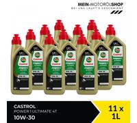 Castrol Power 1 Ultimate 4T 10W-30 Motorradöl Motoröl 11x1 Liter = 11 Liter