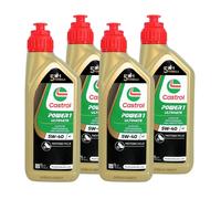 Castrol Power 1 Ultimate 4T 5W-40 1 Liter : 4 x 1 Liter
