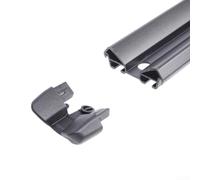 Caswynlife Fahrradträger-Endkappe für Thule 598 ProRide, ABS-Kunststoff, wetterbeständige Dichtung, Staub- und Regenschutz, leiser Transport, 2er-Pack Ersatzteile schwarz (1)