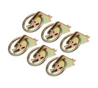 CATIEBYE 6 Stück Teiliges Schwerlast Zurrösen O ring Anhänger Verzurrung Robuste Edelstahlanker für Pickup Transporter Flache Anhänger Einfache Montage Hohe Belastbarkeit Vielseitig