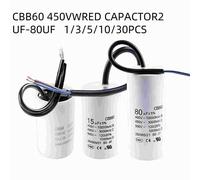 CBB60 Kondensator 2-80 µF Anlaufkondensator Motorkondensator 450V Kondensatoren