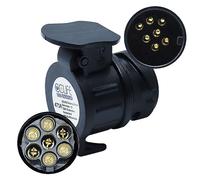 CCLIFE Anhänger Adapter 13 Polig auf 7 Polig Adapter für PKW und Anhänger 12V