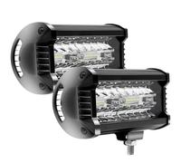CCLIFE Led Arbeitsscheinwerfer 12V Scheinwerfer 240W Auto Traktor 7 Zoll IP67 Offroad 6500K Wasserdicht Arbeitslicht