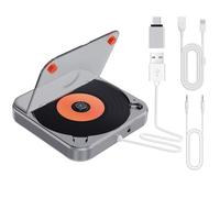 CD Player Auto mit USB/AUX-Anschluss, CENXINY Externer CD-Player fürs Auto, kompatibel mit Auto Radio