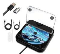 CD Player für Auto,Extern Universal Auto CD Player mit USB-Anschluss, AUX-Anschluss, Extra Controller, Kompatibel mit PKW LKW, Laptop, Fernseher, CD Laufwerk kompatibel mit Android Autoradio Schwarz