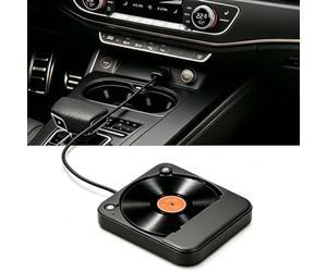 CD-Player fürs Auto, externer tragbarer Player mit USB-/AUX-Anschluss, universeller USB-Anschluss