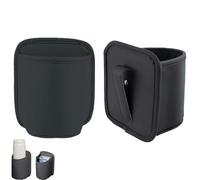 cddcwz 2 Stück Auto Getränkehalter, PU Leder Universal Aufbewahrungsbox | Multifunktionale Türtasche Organizer,Clip On Becherhalter für Autotür Rücksitz,Für Wasserbecher Und Getränke