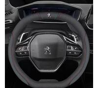 CDETKGER Auto-Lenkradbezug, für Peugeot 208 2008 308 3008 508 5008 SW GT Anti-rutsch Auto Lenkrad Schutzhülle Atmungsaktiv Verschleißfest Lenkradschoner