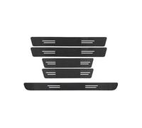 CDQSC 5 Stück Einstiegsleisten Schutz Auto für Porsche Macan 2018-2021, Kohlefaser Türschweller Aufkleber Anti Scratch Türschwellenschutz