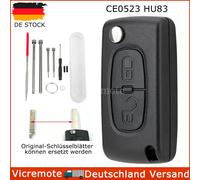 CE0523 Klapp Schlüssel Gehäuse für Peugeot 207 307 308 408 Boxer Partner Citroen