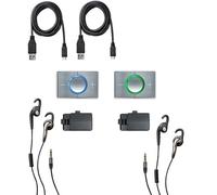 Ceecoach Bluetooth Kommunikation Und Gegensprechanlage Für Reitsport, Wintersport, Industrie 2 Duo, White, Duo, 200-0207EU