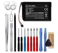 CELLONIC 1x Akku für Navigation Kompatibel mit Garmin nüvi 1200, Drive Assist 51, Drive Assist 51LMT, 361-00035-01 - (930mAh, 3.7V) + Werkzeug-Set