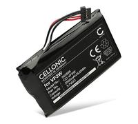 CELLONIC 1x Akku für Navigation Kompatibel mit Tomtom Rider 550, Rider 500, Rider 400, LHA11133000 - (2500mAh, 3.7V)