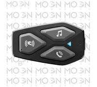 INTERPHONE UCOM3 - Einzelpack - Bluetooth 5.1 Motorrad-Helm-Gegensprechanlage, 40-mm-HD-Kopfhörer, Motorrad-Motorradnutzung, Entfernung 500 m, Akkulaufzeit 10 Stunden, Musik, GPS, wasserdicht IP67