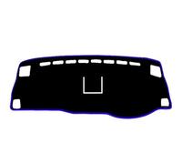 Center Konsole Armaturenbrett Matte Interior Für Suzuki Für Liana 2011-2013 Mit Uhr Dashmat Pad Teppich Sonnenschutz Auto Abdeckung Armaturenbrettmatte(Blue RHD)
