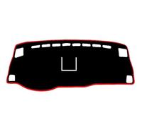 Center Konsole Armaturenbrett Matte Interior Für Suzuki Für Liana 2011-2013 Mit Uhr Dashmat Pad Teppich Sonnenschutz Auto Abdeckung Armaturenbrettmatte(Red LHD)