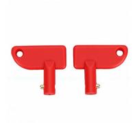 CFTGIW 2PCS Batterie-Trennschalter-Schlüssel, Universeller, Hochfester Ersatzschlüssel mit Metallkern aus Kunststoff für Autos, LKWs, Boote, Marine