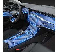 CGFZNUB Autoinnenraum Mittelkonsole Transparente TPU-Folie Zubehör Refi，Für Audi A6 A7 C8 2019-2022