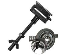 Chaies E-Track-Ersatzreifenhalterung, Anhänger-Ersatzreifenträger - Bolt Hanger Ersatzradhalter - Anhängerkupplung, Reifenträger, Etrack-Schienensystem, Zubehör für geschlossene Anhänger, LKW,