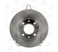CHAMPION 2x Bremsscheibe hinten Ø227 mm Voll für Fiat Panda 141_ 750 1000 i.e