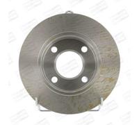 CHAMPION 2x Bremsscheibe hinten Ø245 mm Voll für Audi 80 8C B4 2.0 89 89Q