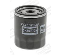 CHAMPION Ölfilter 66mm für KAWASAKI SUZUKI GENERAL MOTORS TOYOTA CITROËN CISITALIA 90915YZZC7 0892202005 1613181380 COF100138S