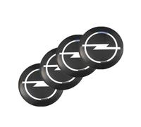 CHANGNIANFA 4 Stück Felgendeckel Aufkleber Autos Radaufkleber für Opel Mokka 2012-2016 2020-2023, Nabenkappen Abzeichen Sticker Zentralabdeckung Aufkleber Styling Zubehör,60mm