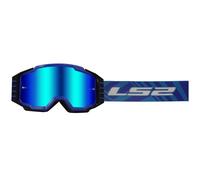 LS2 MX Charger Pro Brille Blue With, Mirror Blue Linse + klare Linse + Tear Off