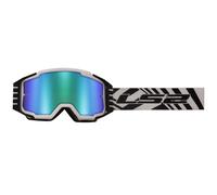 LS2 Charger Pro Goggle Glas: Iridium Brillenband: Weiss/Schwarz