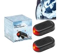 CHENRI 2 Stück Anti-Freeze Electromagnetic Car Snow Removal Device, Auto-Interferenz-Anti-Frost-Gerät, Auto-Interferenz-Frostschutzgerät, Solar-Auto-Enteiser, Schneeräumgerät für Autos, Lastwagen (A)