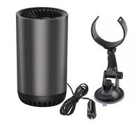 CHENRI Tassenform Auto Warmluftgebläse, Autoheizung mit 360° Drehbasis, 12V Schnell Heizende Auto Heizlüfter, Auto Windschutzscheibe Defroster, Tragbare Auto Lüfter Heizung Demister für Auto Reisen