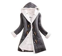 CHENSIYU Strickjacke Damen Lang, Winterjacke Damen Lang Damen Running Regenjacke Kurz Übergangsjacke Wasserdicht Sweatjacke Gothic Motorradjacke Ultraleicht Lederjacke Strickpullover