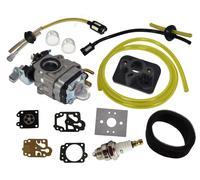 Chester CST23-BC52-3L Motorsense Set: Vergaser Filter Zündkerze Benzinschlauch