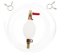 CHICAMPERA Handpumpe zur Kraftstoffförderung Benzin Absaugpumpe mit 12mm Schlauch aus Silikongel für Werkstatt und Lkw Fahrer Manuelle Flüssigkeitspumpe