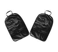 CHICAMPERA Sitzschutz und Auto Schwarzer 2 Stück Rückenlehne aus Oxford Stoff Leicht zu Reinigen Passend für Kindersitz im Fahrzeug