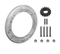 CHICHIYANG Metall Schwungrad Ring Getriebe Kit 696537 Rasenmäher Ersatzteile passend für Briggs & Stratton Motoren 19G437-1190-E1
