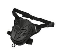 CHICIRIS Motorrad-Beintasche, PVC-Matte Beintasche, Multifunktionale Oberschenkeltasche mit Atmungsaktivem Kissen für Fahrten Im Freien (Kohlefaser-Stil)