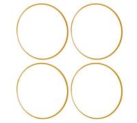 CHICIRIS Selbstklebende Felgenschutzringe, Hohe Haltbarkeit, für Autoräder, Attraktive Optik, 16 Zoll, Aluminiumlegierung, 4 Stück (Yellow)