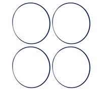 CHICIRIS Selbstklebende Felgenschutzringe, Hohe Haltbarkeit, für Autoräder, Attraktive Optik, 16 Zoll, Aluminiumlegierung, 4 Stück (Blue)