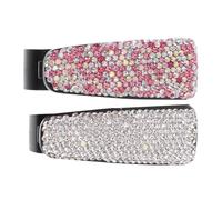 CHILDWEET 2st Brillenclip Inhaber Clip- Autojalousien Für Windschutzscheibe Visier Beige Sonne Auto Verdunkelungsjalousien Brillenhalter Aufhänger Dual Doppelt Kette Entlüften Gläser Plastik