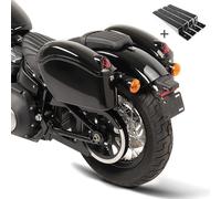 Chopper Seitenkoffer Craftride Nebraska je 12l + Haltesatz