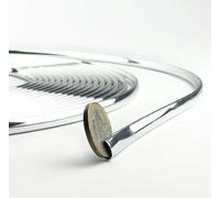 Chrom Kantenschutz U Profil Türkantenschutz Set 2 x 100Cm für VW Passat