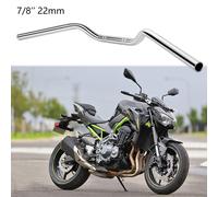 Chrom Motorradlenker 7/8'' 22mm Lenker Für Kawasaki Z1000 Z900 Z750 Z400 VN1500