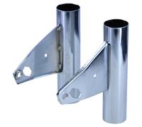 Chrom Scheinwerfer Halter Paar Satz für Zündapp GTS C 50 KS 50 80 Typ 529 530