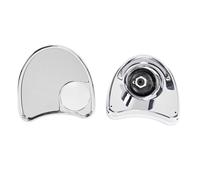 Chrom Verkleidung Rückspiegel mit Toter Winkel Spiegel Für Harley Touring 96-13